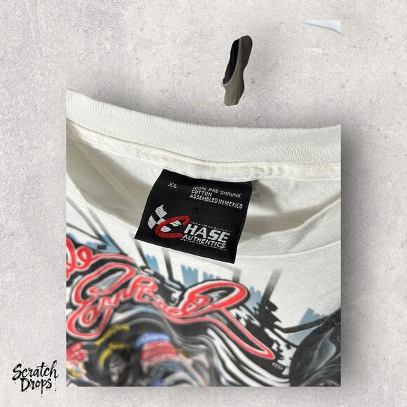 Vintage Chase Authentics AOP Dale Earnhardt Racing T-Shirt XL (26 x 31.5) NASCAR - Picture 6 of 6